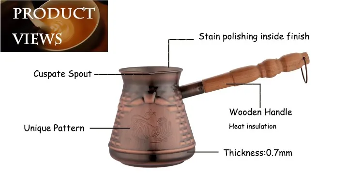 Factory Direct Supply  Moka Pot Coffee Maker for Stainless Steel Turkish Coffee Pot