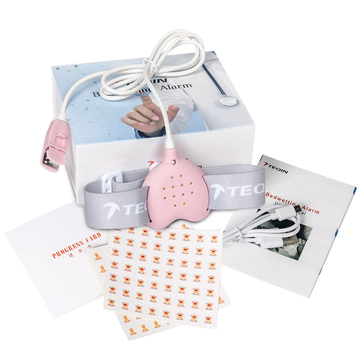 Bedwetting Alarm For Boys Girls Kids Pee Alarm With Sound And Vibration To Cure Bed Wetting