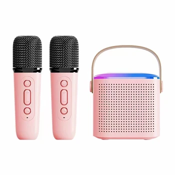 The popular Y1 portable karaoke speaker 10m BT connects to the best-selling electronics 2023 hi-fi speaker with LED lights