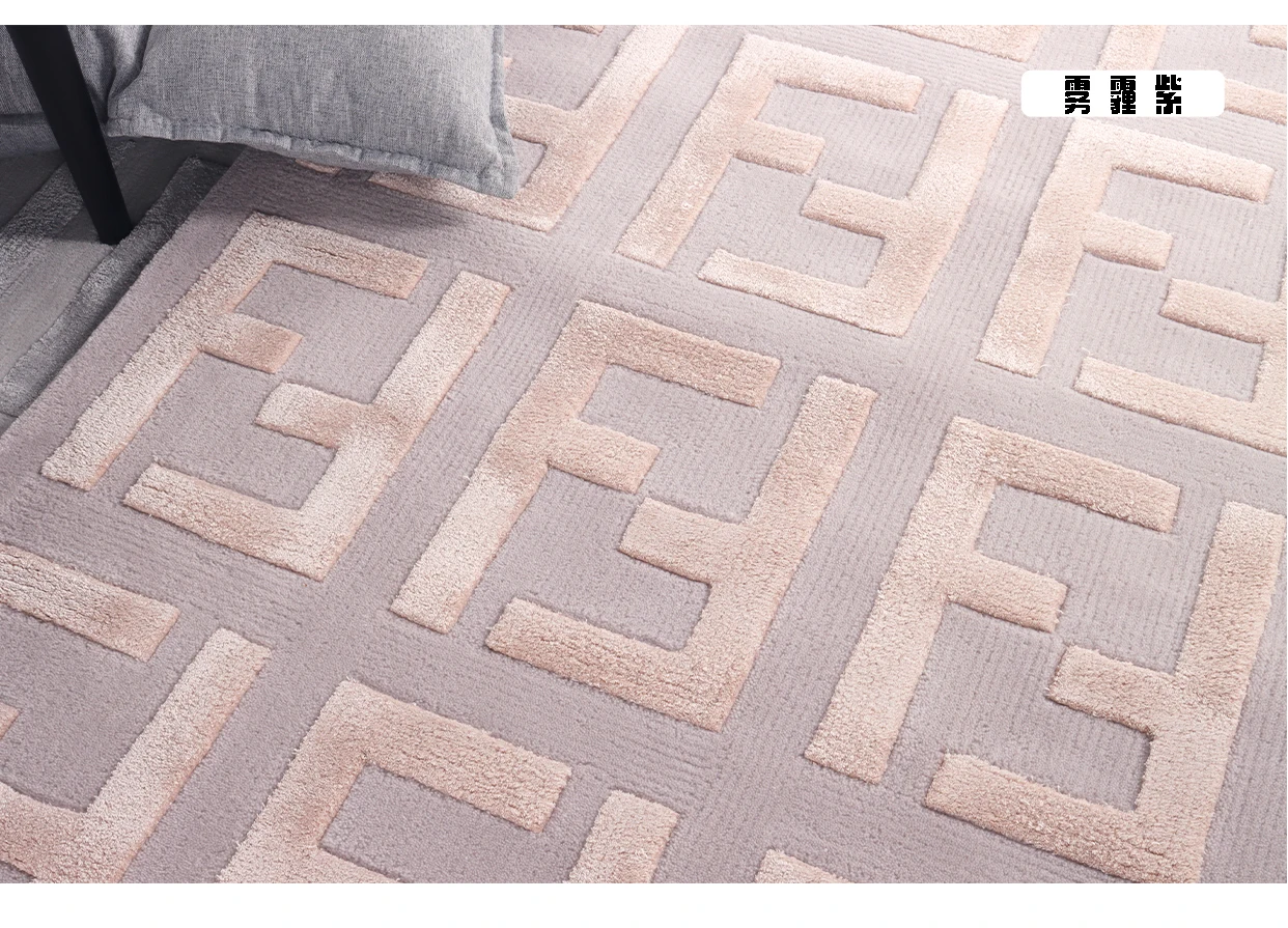 Jinbilun Custom Good Wool Carpet Living Room Hand Tufted Handmade