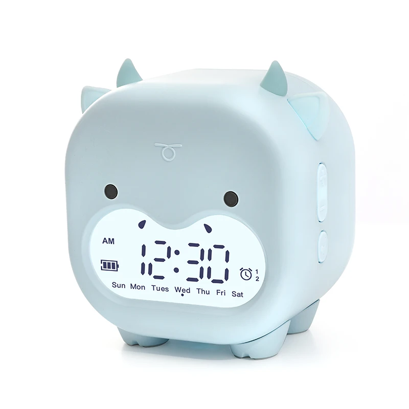 Cartoon Cow Alarm Clock Student Clock Creative Child Wake-up Clock