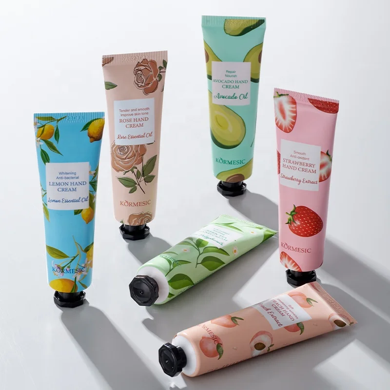 KOEMESIC Private Label in Stock Hand Cream 30g Mini Hand Lotion Moisturizing and Soothing Orange Hand Cream