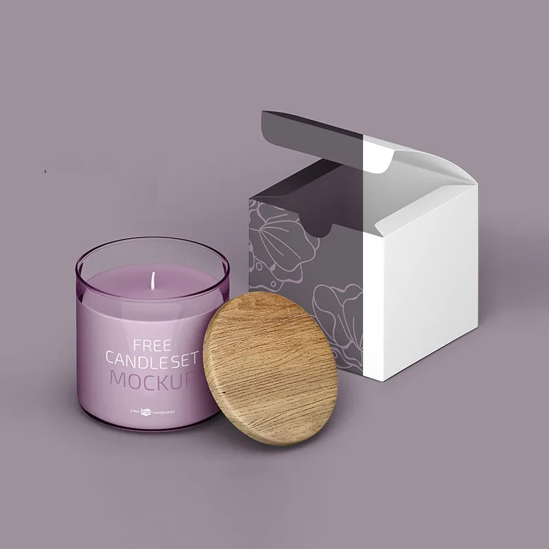 Custom Luxury Candle Mailer Box with Recycled Materials and Food Grade Paperboard