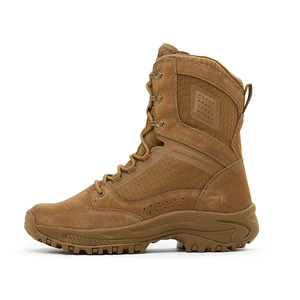 OBM ODM Custom Factory Wholesale Coyote Suede Leather Breathable Lightweight Combat Boots for Men