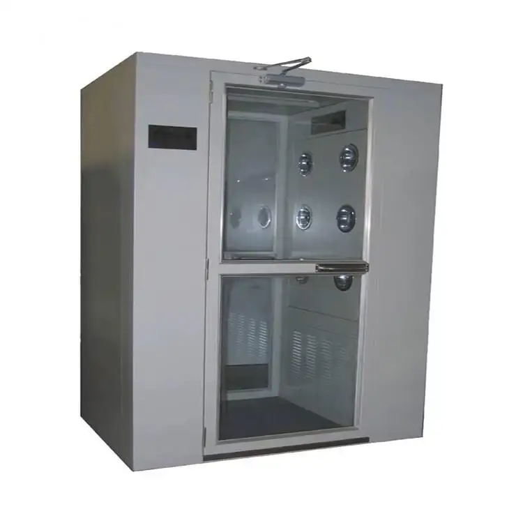 Customized modular clean room air shower stainless steel GMP standard interlocking dust removal air shower