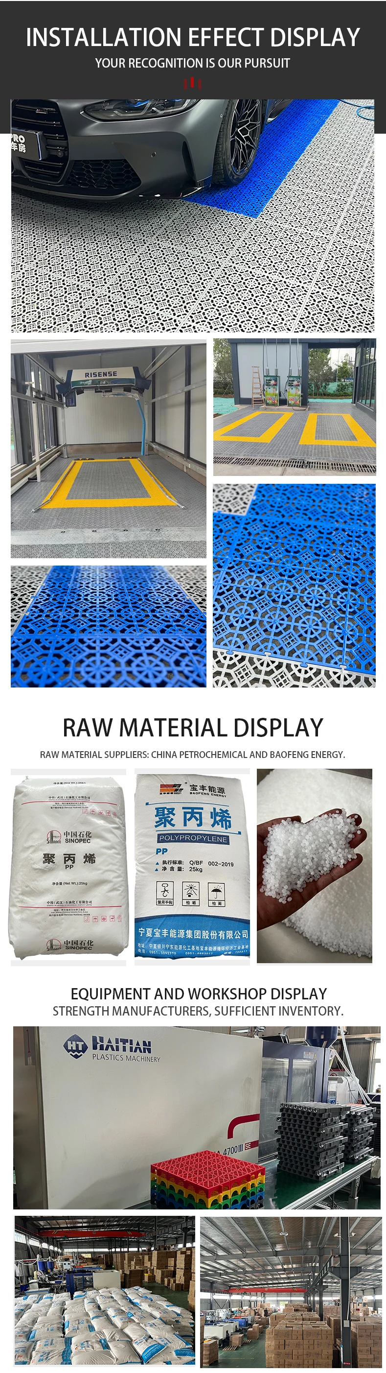 Floor Mats For Warehouse Garage Flooring Interlocking Tiles Car Wash Tile Vented Interlocking