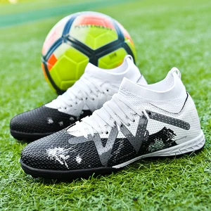 Custom Hot Selling New Football Shoes Broken Spikes Artificial Turf Men American Soccer Cleats Football Boots Soccer Shoes