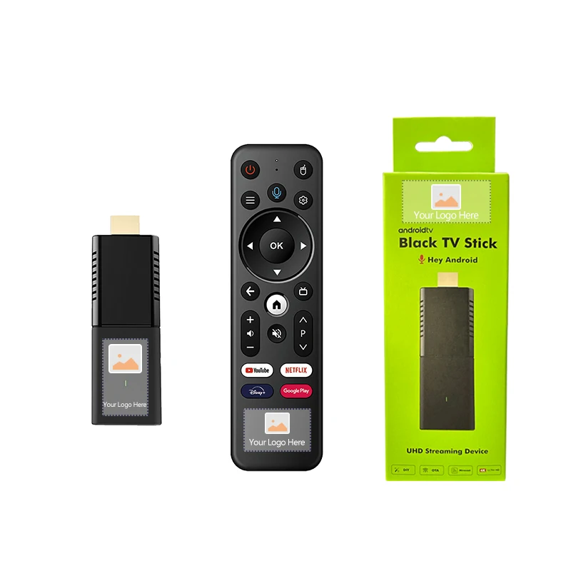 IATV TV Stick Q3 Allwinner H313 Android 10 Fire Stick BT Remote