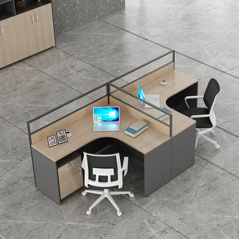 Modular Office Partition Call Center 2 4 6 Person Office Desk Modern Office Cubicle Workstation
