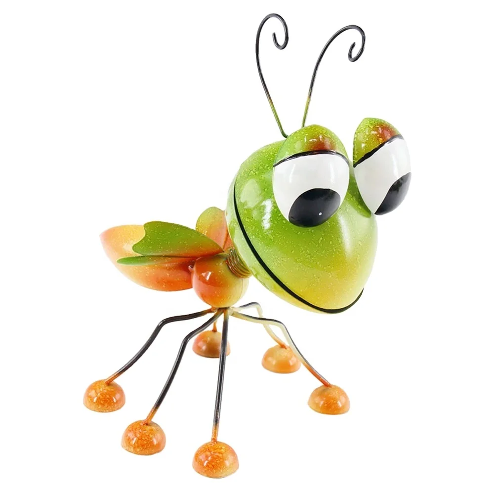 metal ant figurines spring neck