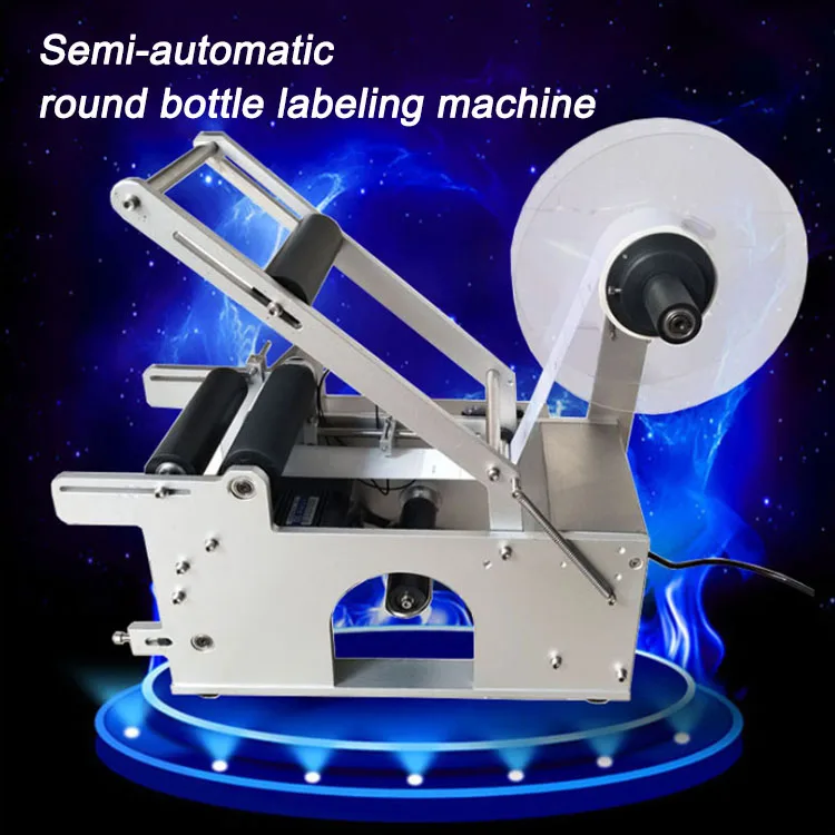 MT-50 ручной маленький круглый овальной формы для этикетирования бутылок для стеклянных бутылок