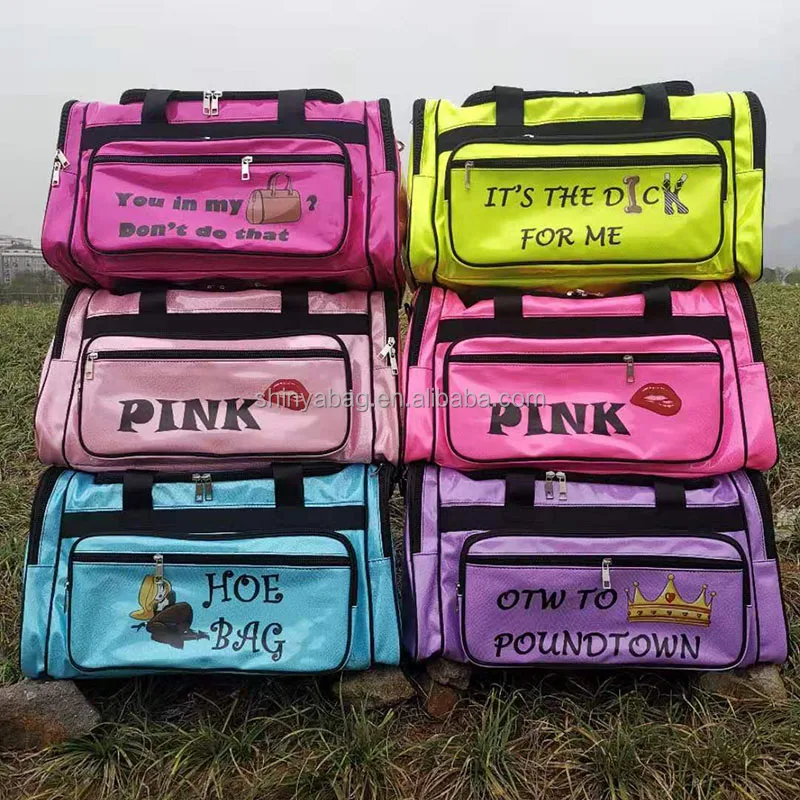 Wholesale Pink Overnight Spend The Night Bags Woman Purple Red High Fashion  Designer Waterproof Travelling Wap Loading Glitter Duffle Bag From  m.