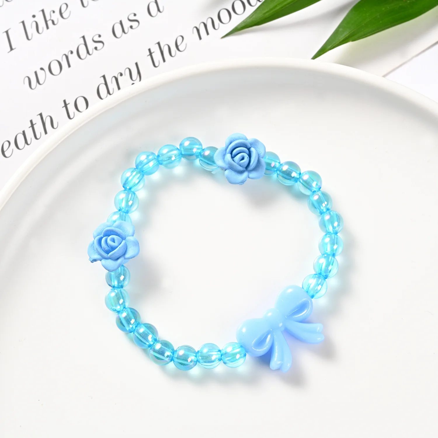 Lot De 12 Bracelets En Perles Pour Filles - Alphabet Réglable - Cadeau Amitié Princesse