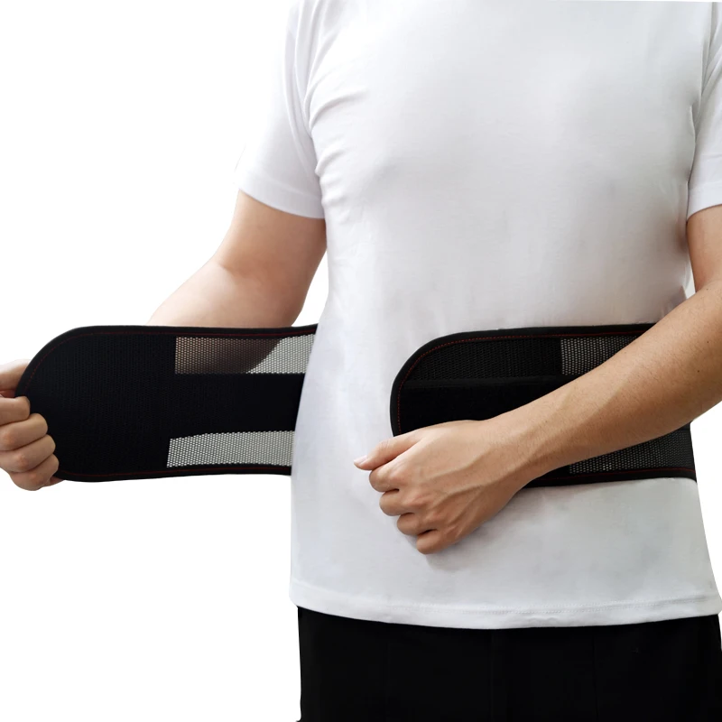 Adjustable Pull Drawstring Cord Pulley System Lumbar Waist Support Belt ...