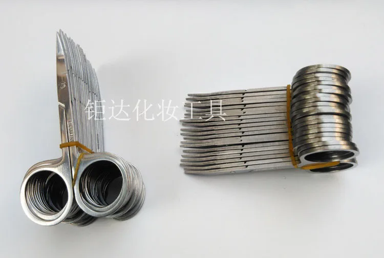 Ножницы из нержавеющей стали для маникюра, ножницы для бровей, триммер для бровей, ресниц, носа, ногтей, макияжа