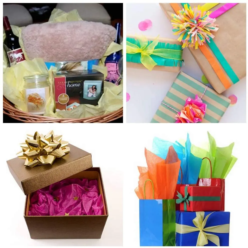 Fogli di carta velina colorata, per confezioni regalo, 50,8 x 76,2 cm, disponibili in 10/25 e 50 (turchese, confezione da 50