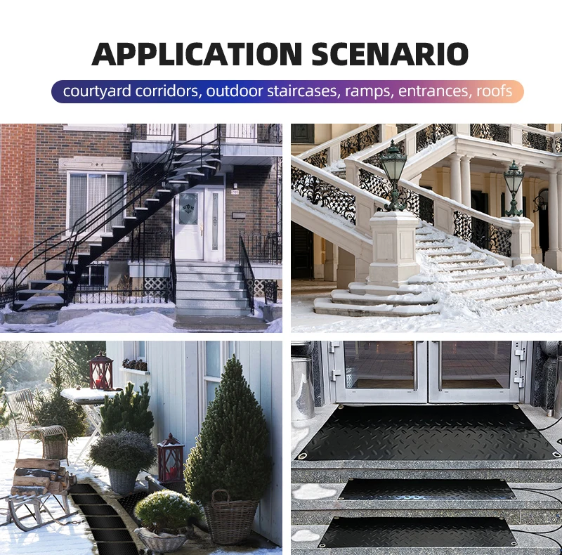 Best Selling Manufacturer Snow Melting Electric Heating Mats Cable