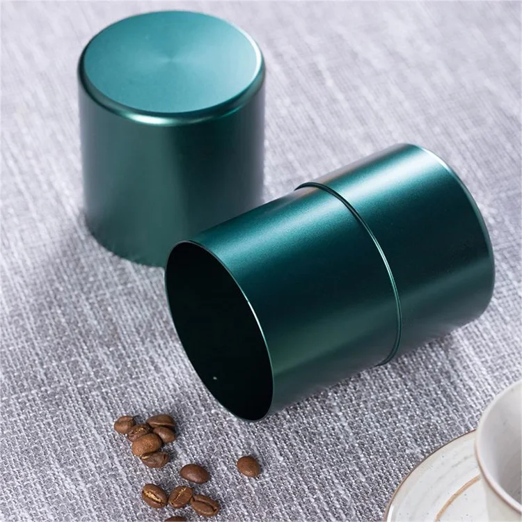 Custom Portable Travel Tea Tin Canister Coffee Sugar Storage Jar Airtight Sealed Kitchen Condiment Container Empty AluminumTins supplier