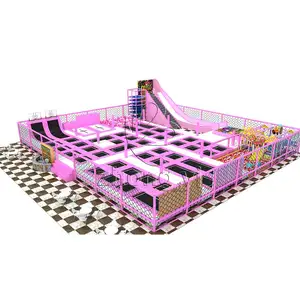 Commercial Amusement New Design Trampoline Park Indoor Trampoline Park Custom Children Adult Trampoline Park
