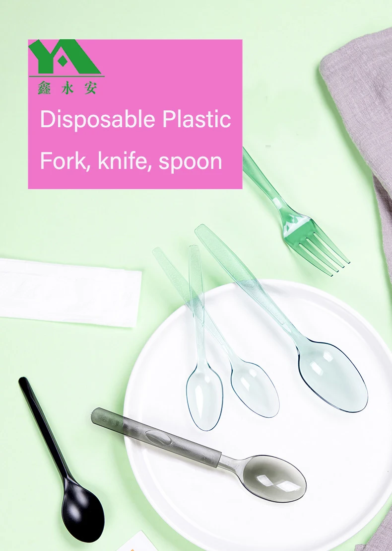 Disposable dessert ice cream ice cream fork spoon yogurt pudding spoons creative plastic spoon factory