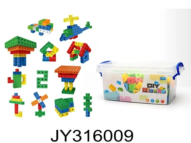 Brinquedo Educativo Blocos de Montar Linked Cubes 100 Peças - AliExpress