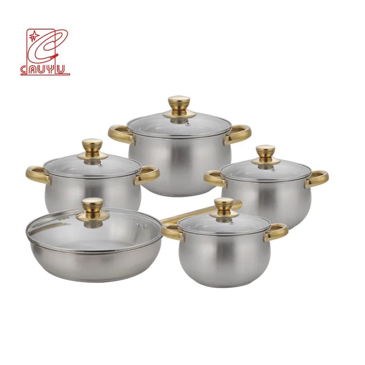 cooking pot 12pcs stainless steel thomas