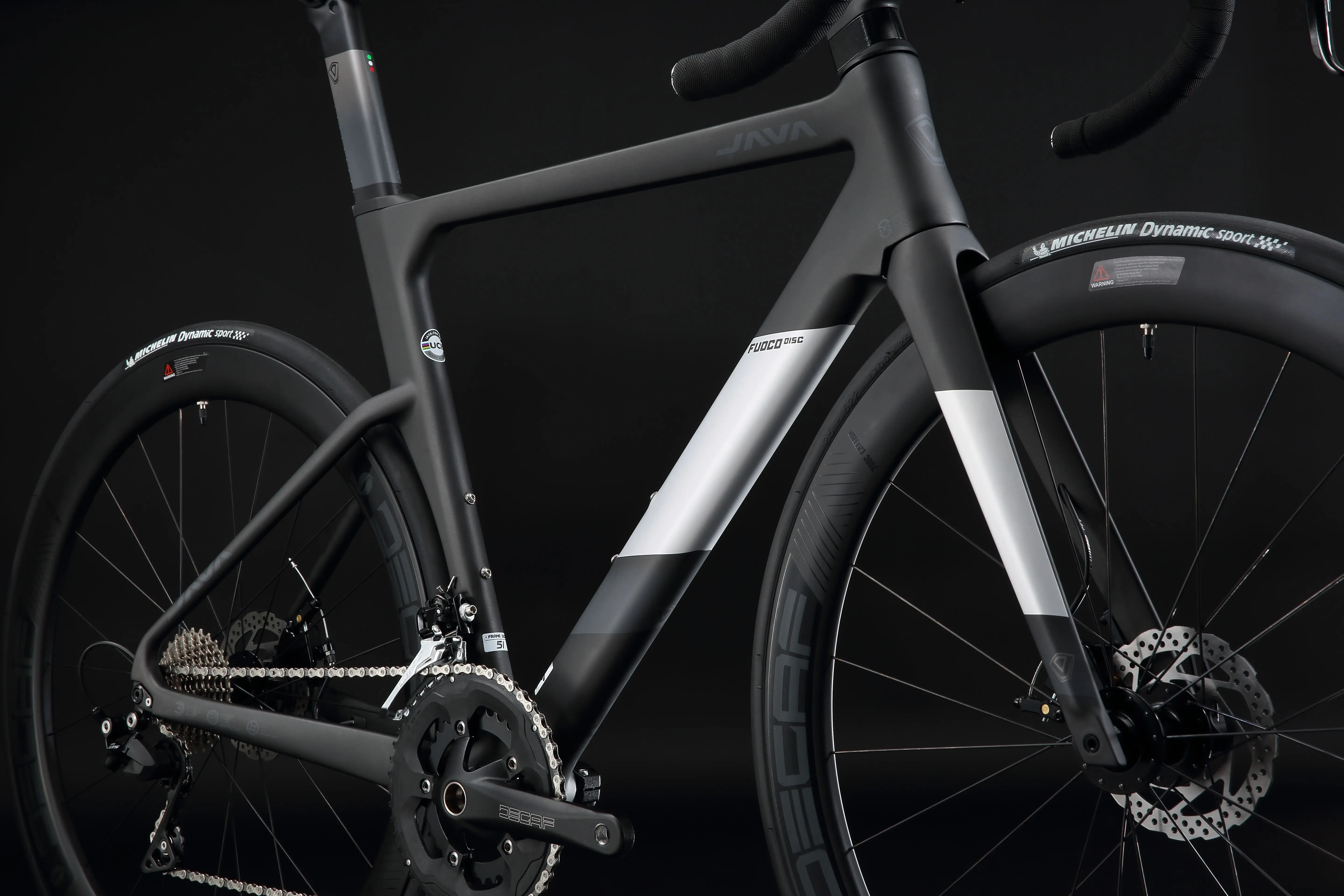 Java Fuoco Top 24s Original Factory Carbon Fiber Frame Bici Da Strada