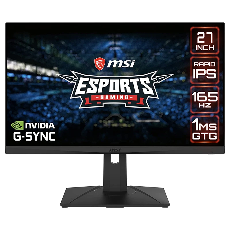 MSI G273QPF 27 Inch 2K 165hz IPS Gaming Monitor - G-SYNC