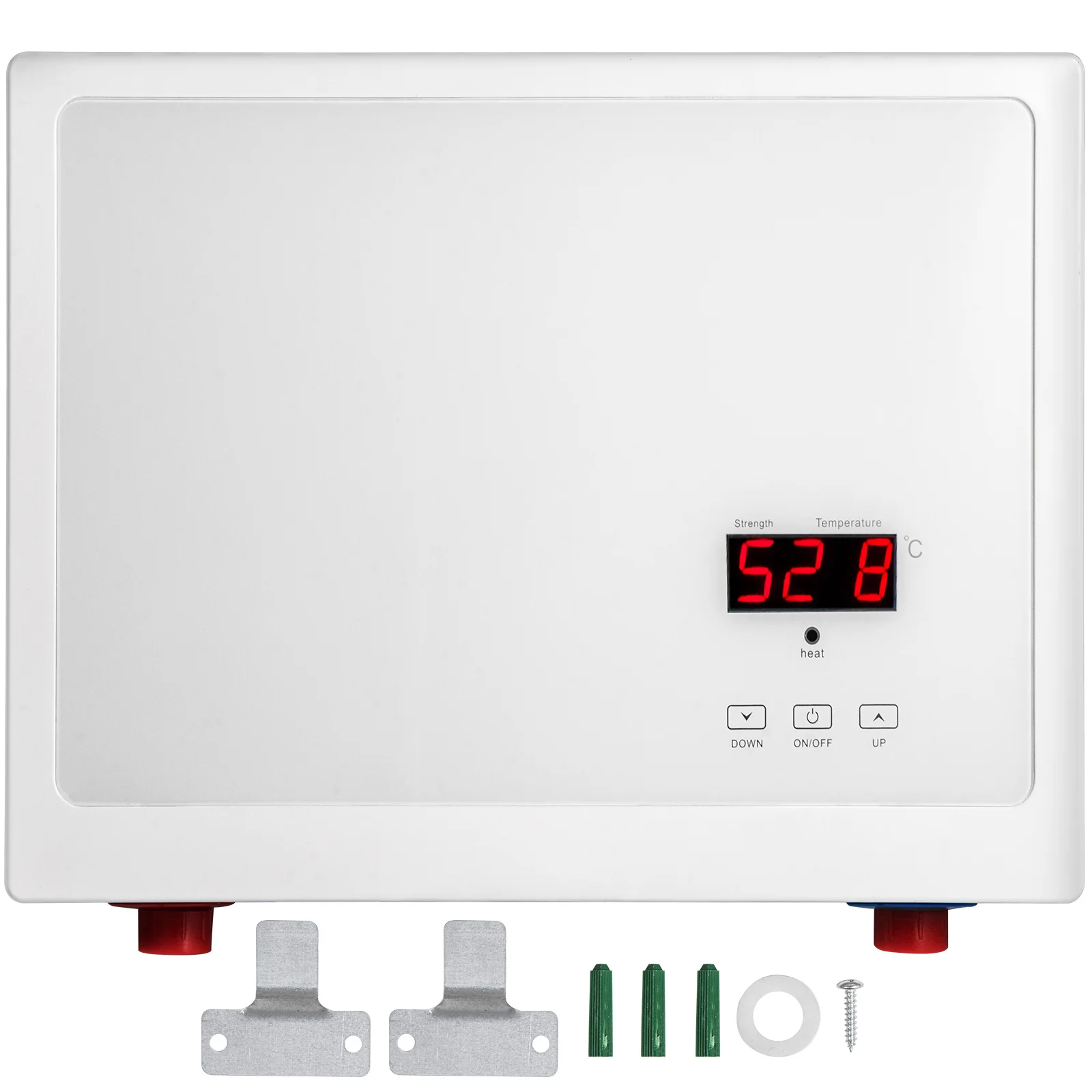 Calentador de agua eléctrico, calentador de agua eléctrico de 10 L,  calentador de agua caliente instantáneo eléctrico, para baño y cocina