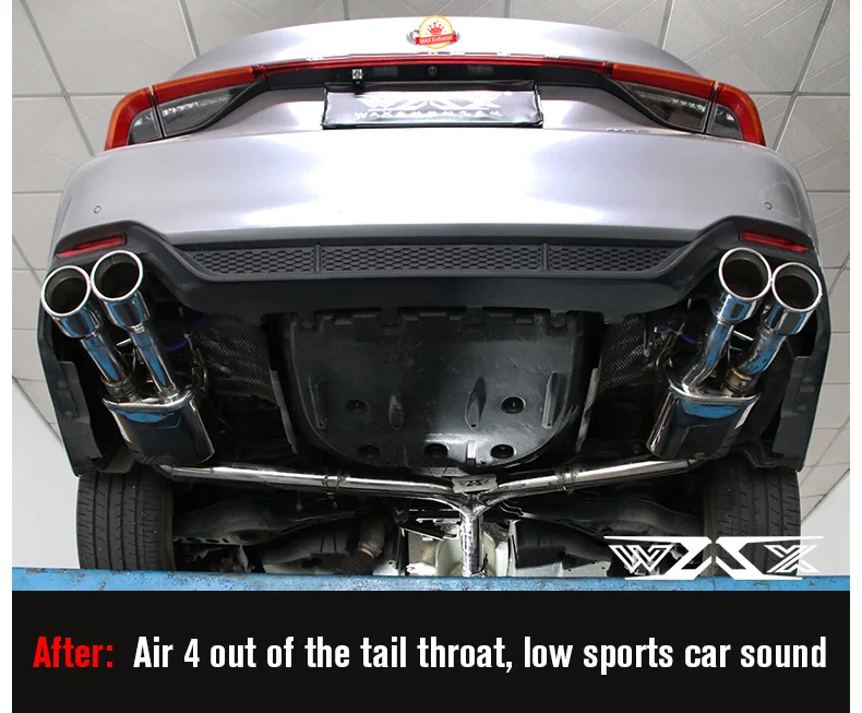 Cat-back Exhaust Pipe Stainless Steel Exhaust pipes for Toyota Camry Avalon 2012-2022 Catback Exhaust Pipe with Electronic Valve