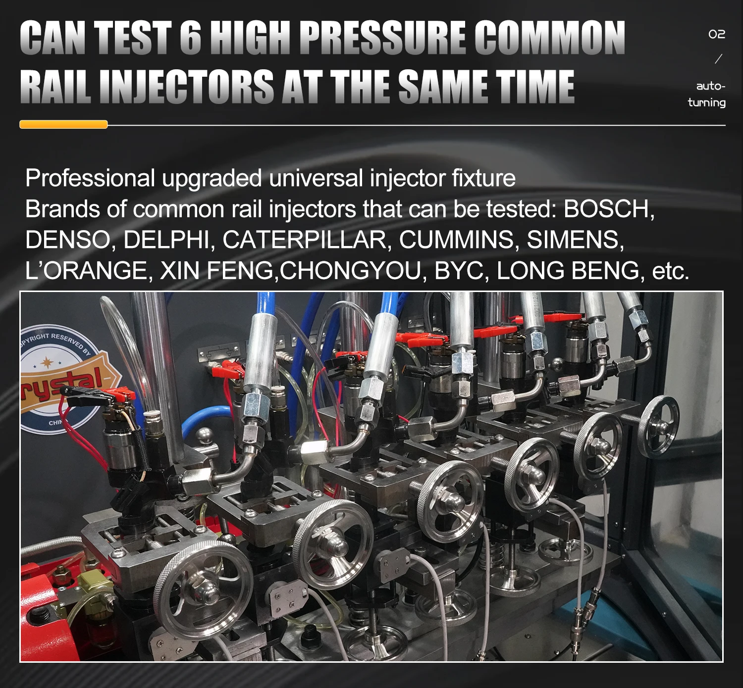 Pt Injector EUI EUP HEUI VP37 VP44 PT Injector Pump Test Bench CR918-PRO
