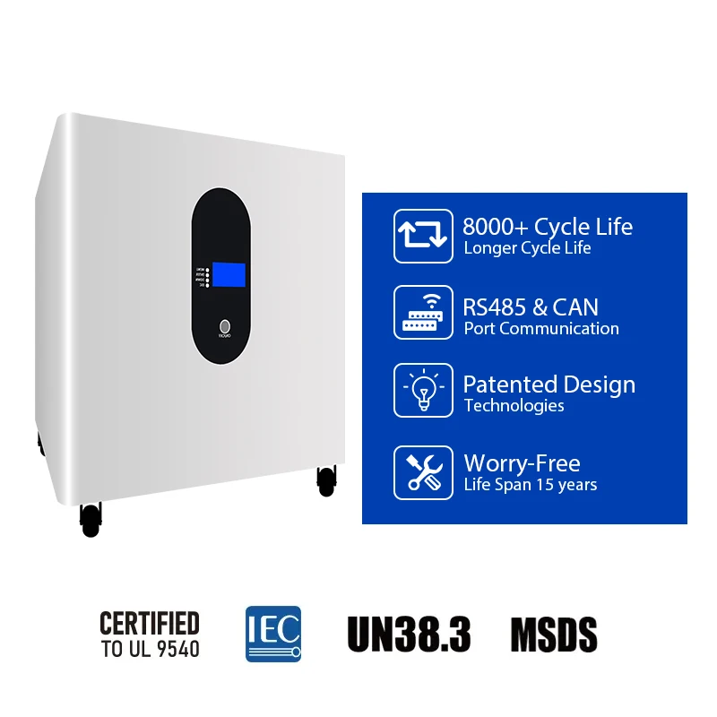 10kWh Storage System Lithium 200ah 48V Lifepo4 Battery Wall-mounted Stand Power Wall with Inverter for Household Energy
