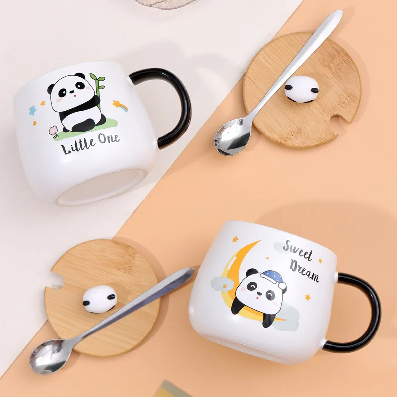 Tazze Cartoon Panda Tazza Tazza Da Caffè In Ceramica