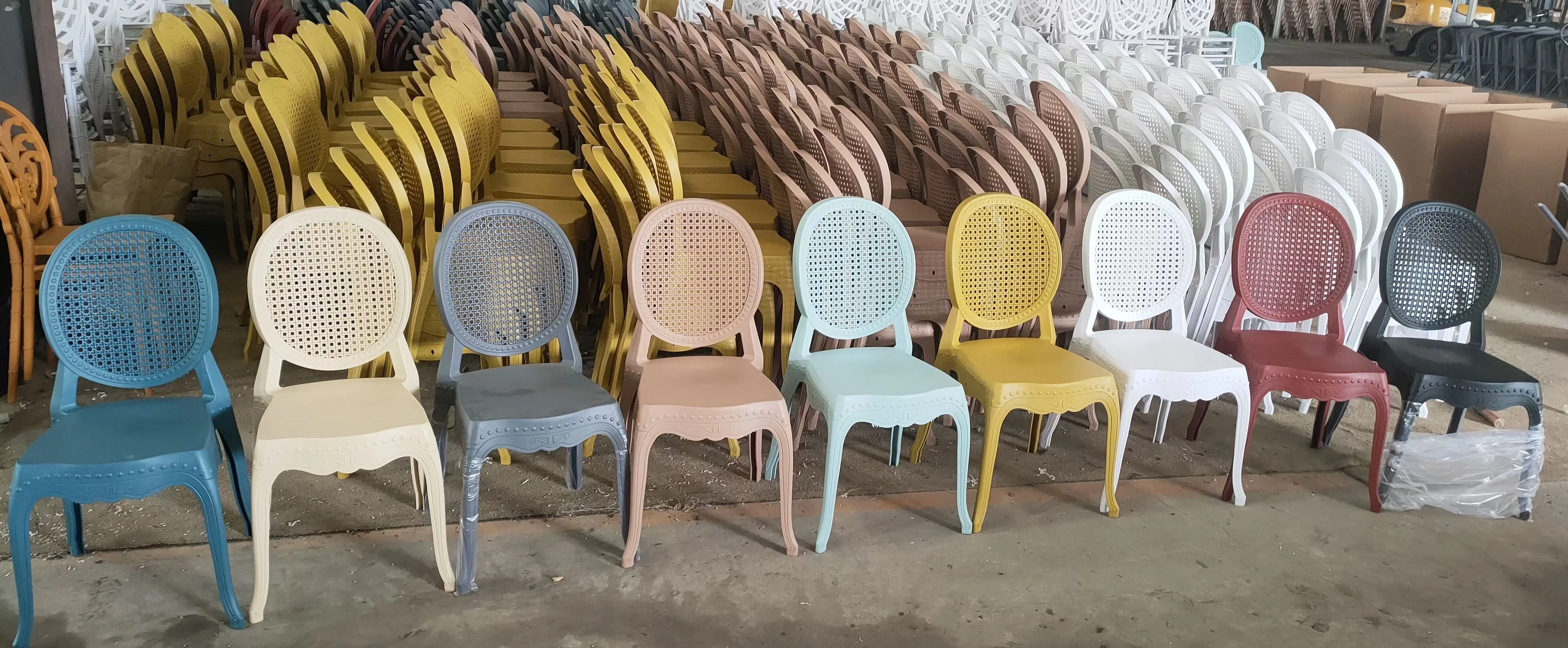 Wholesale Commercial Pp Plastic Chair Dining New Design Conference