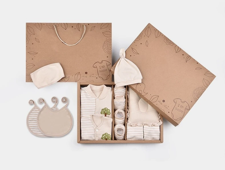 комплекты одежды для малышей подарочная коробка новорожденных комплект из 22 предметов 100% хлопок одежда
