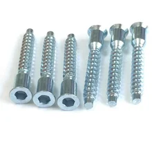 High Quality Zinc Plated Stainless Carbon Steel Socket Countersunk Head Furniture Screws