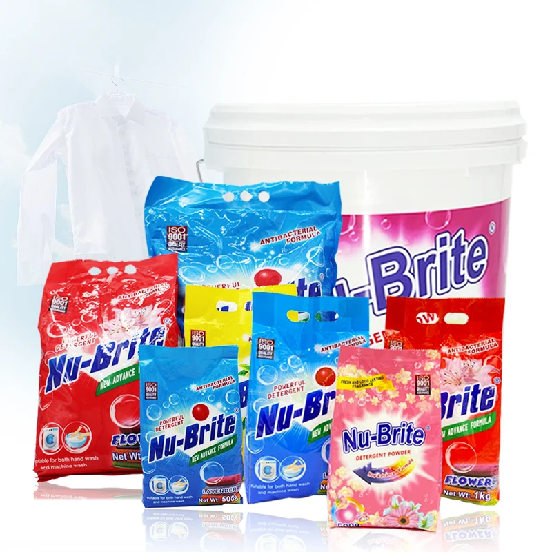 Best Selling High Foam Laundry Detergent Powder Wholesale Lavender and Floral Fragrance for Washing Clothes Disposable