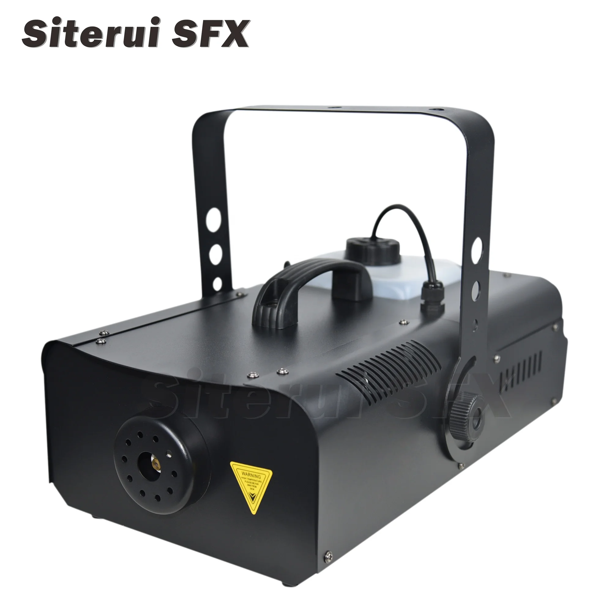 SITERUI SFX All Black Shell case 1500W Fog Machine Dmx or Remote Control Electric Smoke Machine Indoor Artificial Smoke Machine