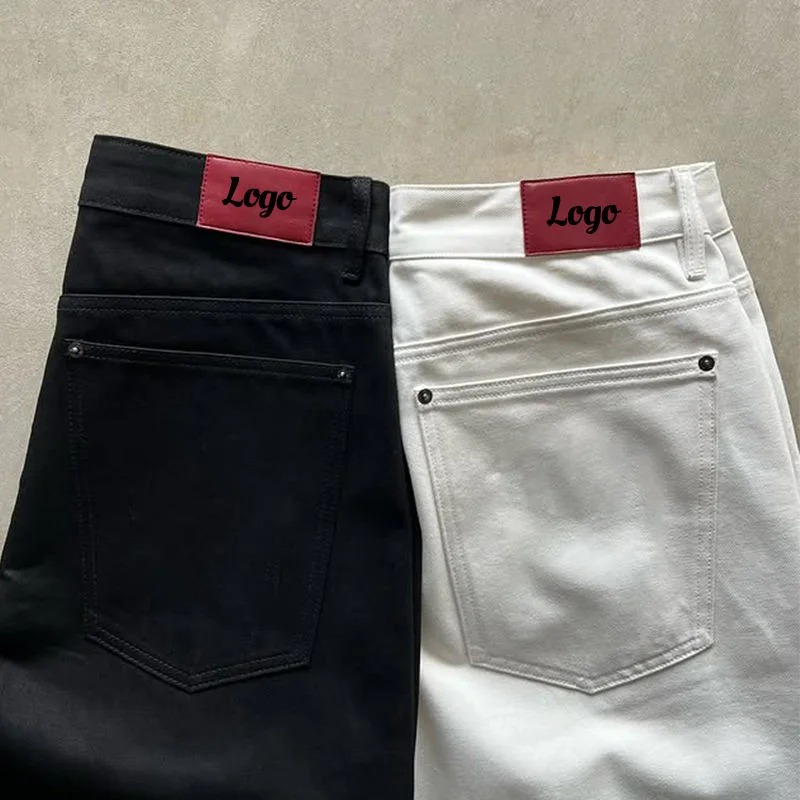 Jeans Homme Manufacturer Custom Baggy Denim Pant Bootcut Salvage Raw Boot Cut Japanese Selvedge Flared Denim Jean for Men gallery 4