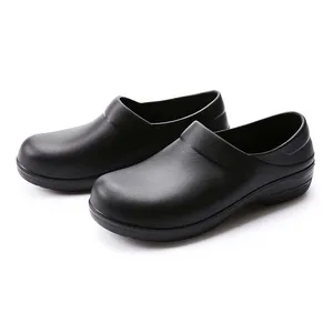 EVA Injection Non-Slip Anti-Oil Customization logo Kitchen Chef Clogs Shoes for Woman Ans Man