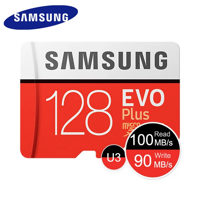 SAMSUNG карта памяти micro SD, класс 10, 32 ГБ, 64 ГБ, 128 ГБ, 256 ГБ, 16 ГБ