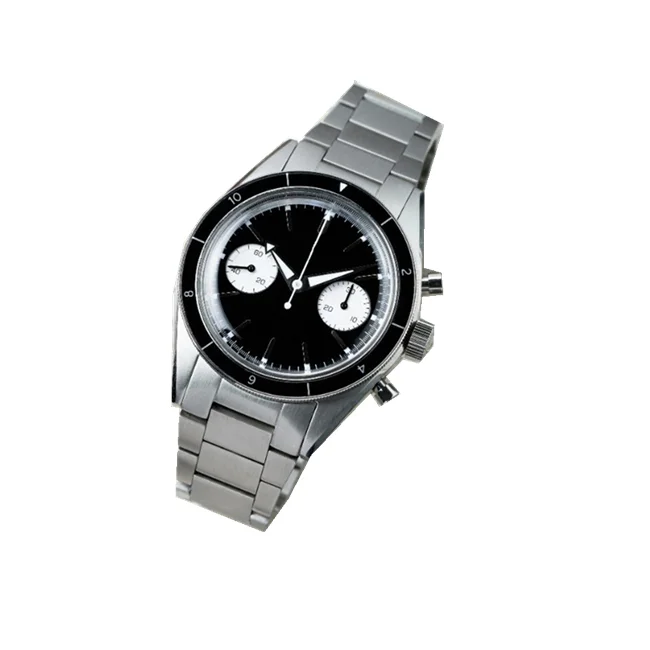 2022 New OEM Factory Custom Logo Panda Dial St1901 Stainless Steel Wrist Automatic Mechanical Seagull Watch for Men