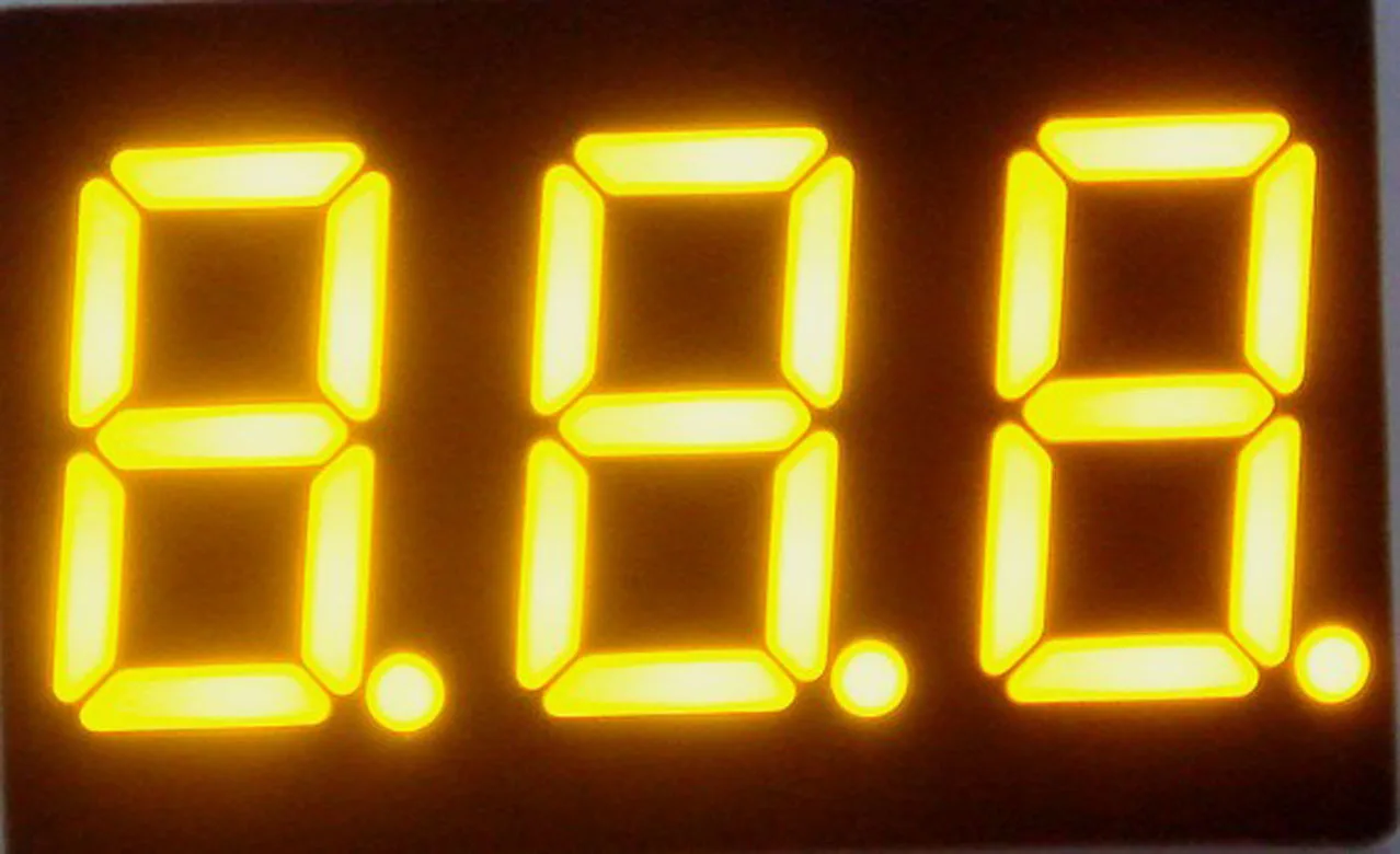 50 Display LED Rossi 7 Segmenti, 3 Cifre, 0.28 Pollici, Anodo Comune – SMW, Nuovo - Foto 2