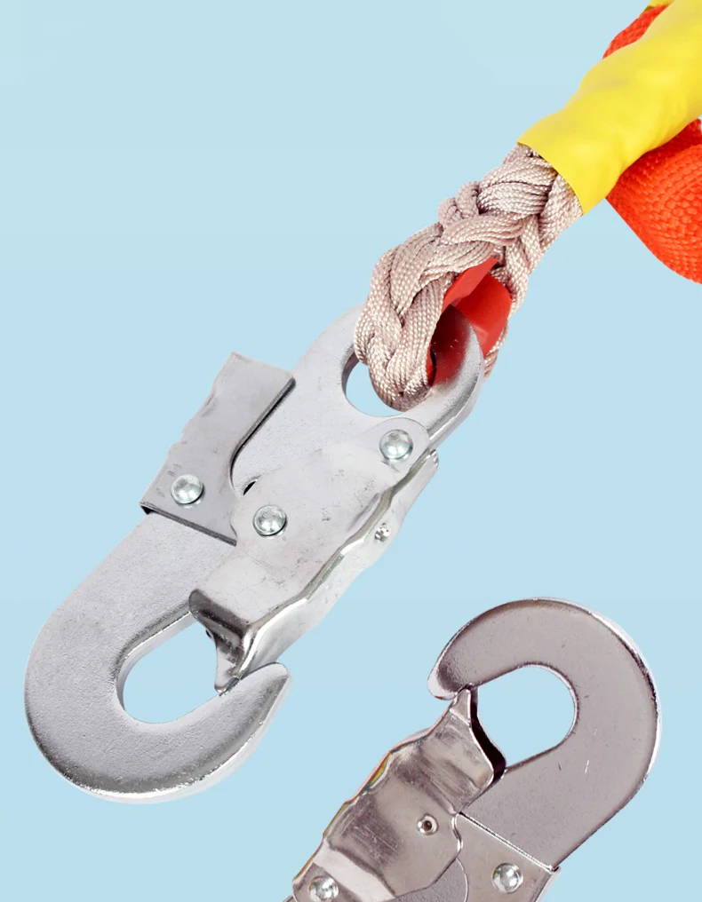 Loading 150kgs 3~60m Wire Rope Fall Arrester Fall Protector Anti ...