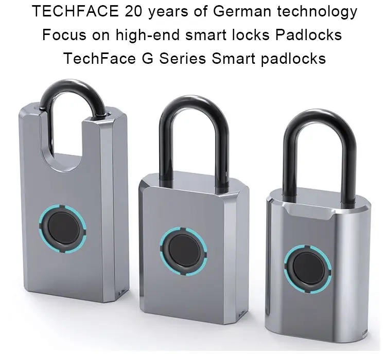 High Quality Zinc Alloy Customized Fingerprint Padlocks Tuya Ttlock App