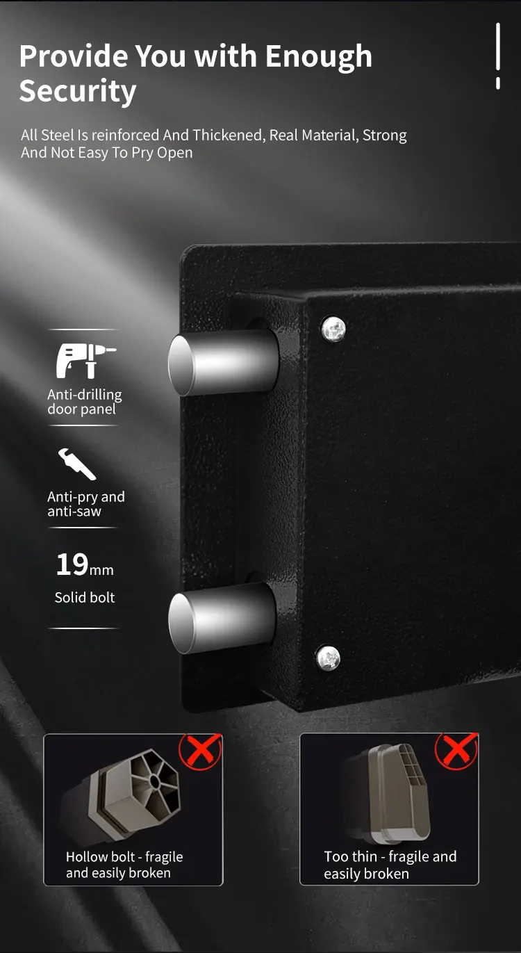 CEQSAFE Home Digital In-Floor Safe Hidden Wall Safe Box Top Opening Drawer Safe manufacture