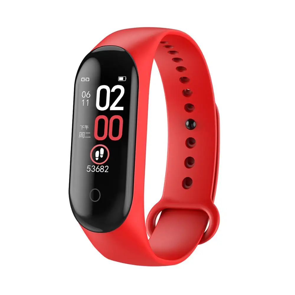 M4 Smart Bracelet Sport Fitness Tracker Pedometer Heart Rate Blood  Pressure, Mobile Phones & Gadgets, Wearables & Smart Watches on Carousell