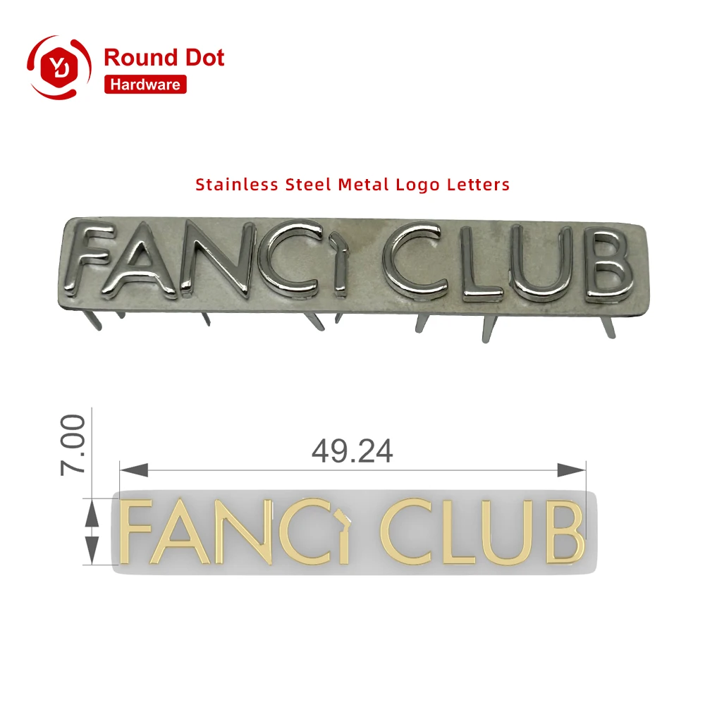 Custom Brand Logo Metal Separate Letters Stainless Steel Made Anti-rust ...