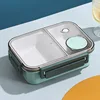 2 compartment plastic-Green