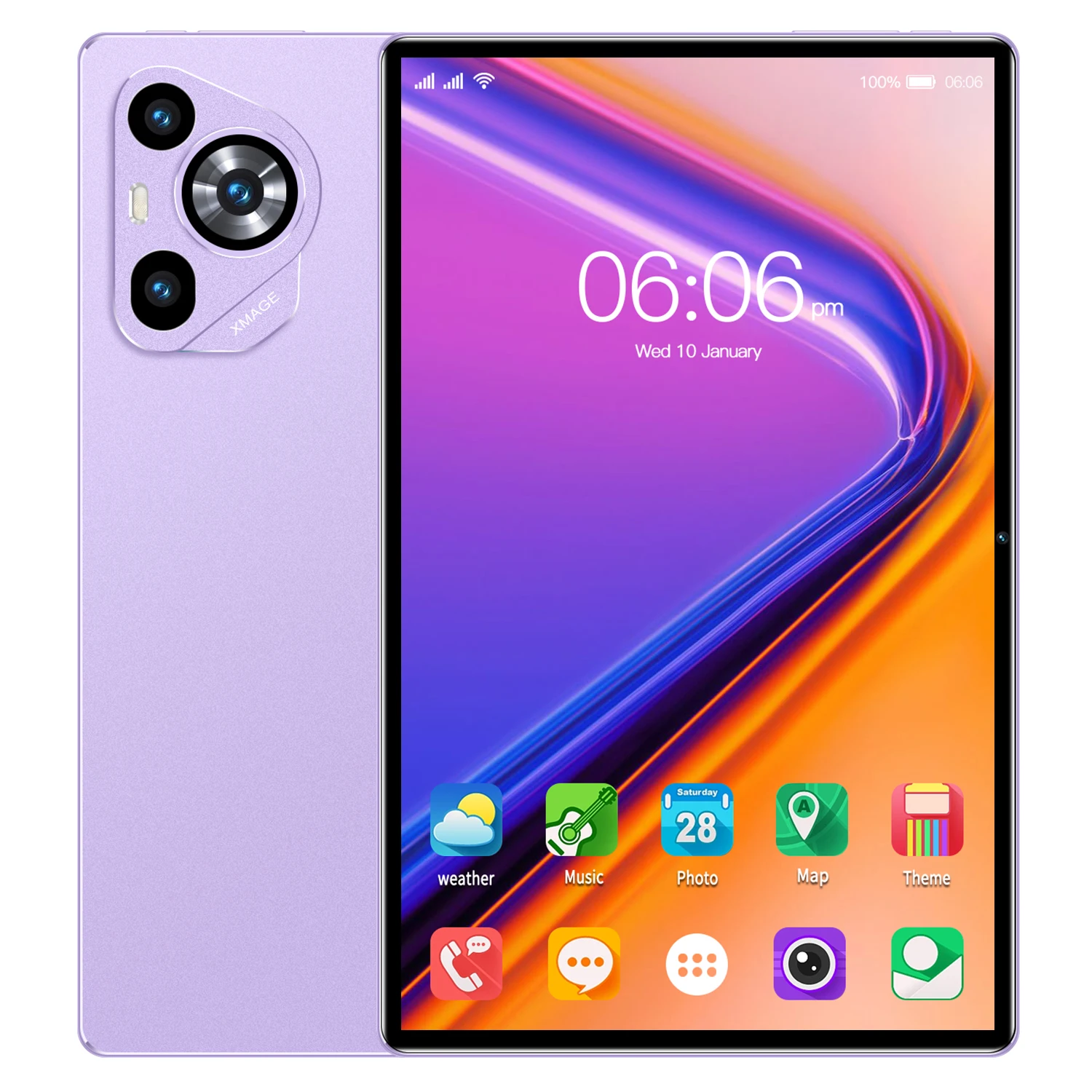Hot Sale 10.1 Inch M70 Plus Android 15 Tablet PC - 4G, 16GB+256GB